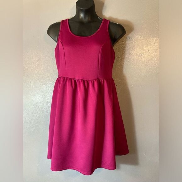 Forever 21 + pink sleeveless dress - Picture 1 of 5